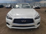 2018 Infiniti Q50 Luxe White vin: JN1EV7AR1JM434485