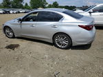 2018 Infiniti Q50 Luxe Silver vin: JN1EV7AR1JM435040