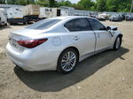 2018 Infiniti Q50 Luxe Silver vin: JN1EV7AR1JM435040