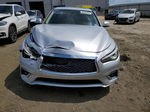 2018 Infiniti Q50 Luxe Silver vin: JN1EV7AR1JM435040