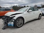 2018 Infiniti Q50 Luxe White vin: JN1EV7AR1JM435104