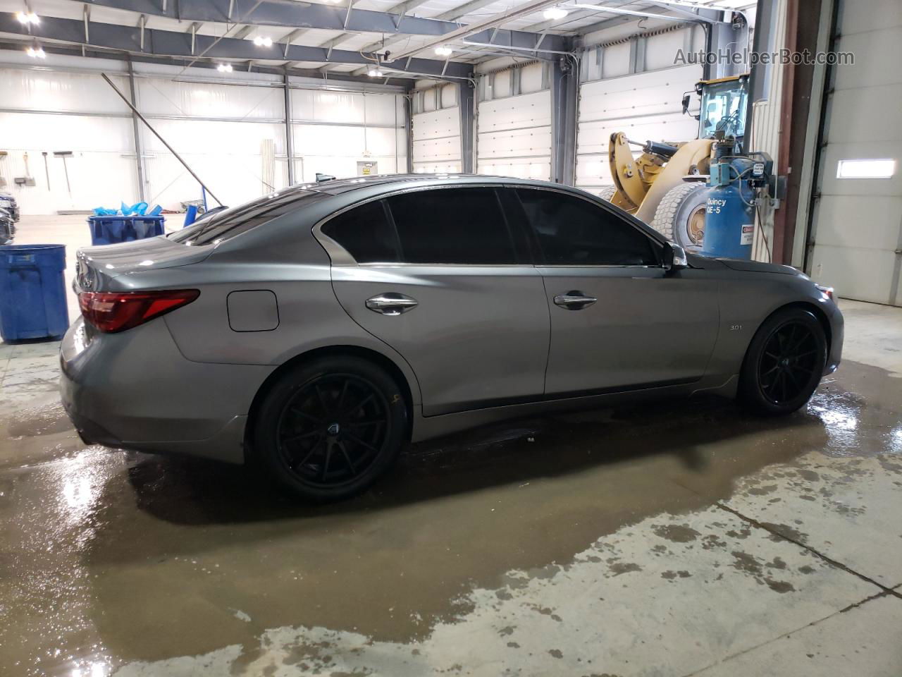 2018 Infiniti Q50 Luxe Gray vin: JN1EV7AR1JM435166