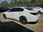 2018 Infiniti Q50 Luxe Белый vin: JN1EV7AR1JM436138