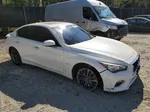 2018 Infiniti Q50 Luxe White vin: JN1EV7AR1JM436138