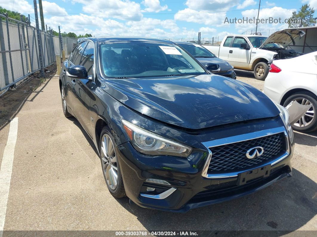 2018 Infiniti Q50 3.0t Luxe Black vin: JN1EV7AR1JM436172