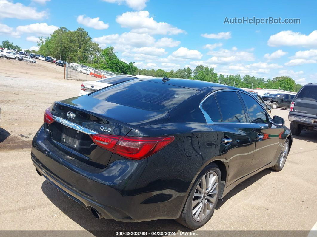 2018 Infiniti Q50 3.0t Luxe Black vin: JN1EV7AR1JM436172