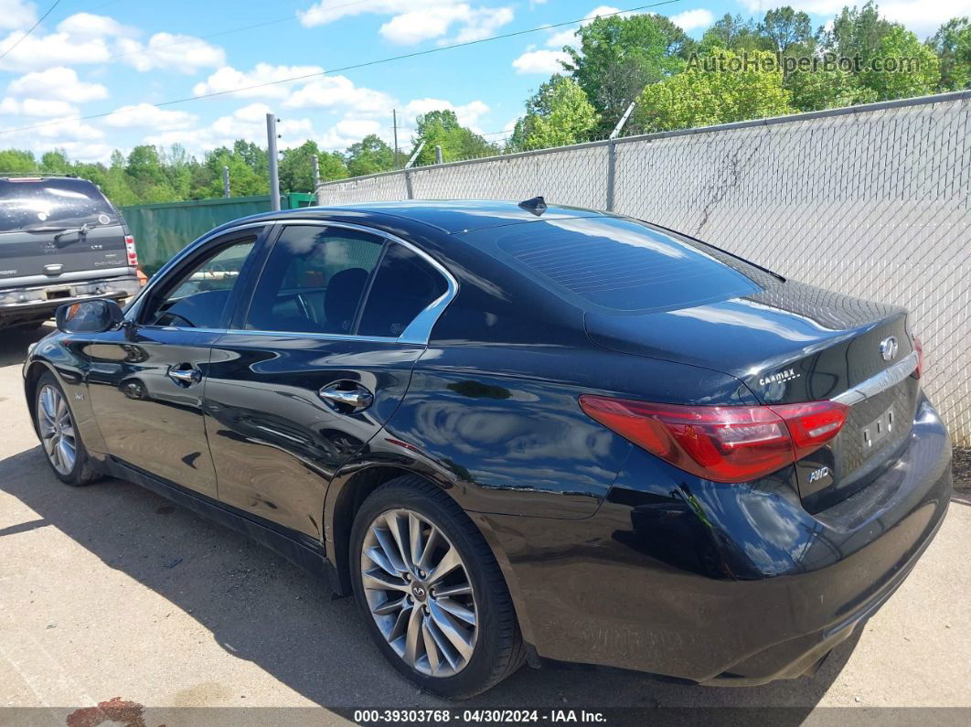 2018 Infiniti Q50 3.0t Luxe Black vin: JN1EV7AR1JM436172