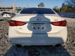 2018 Infiniti Q50 Luxe White vin: JN1EV7AR1JM442487