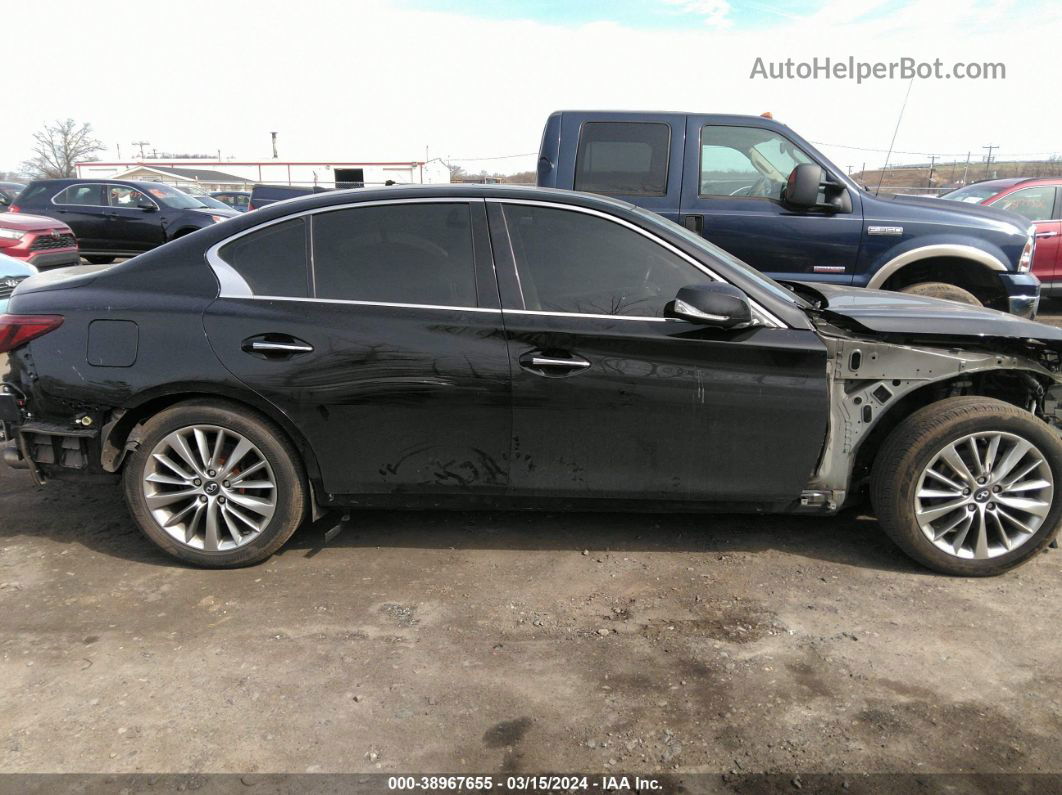 2018 Infiniti Q50 3.0t Luxe Black vin: JN1EV7AR1JM443042