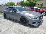 2018 Infiniti Q50 Luxe Серый vin: JN1EV7AR1JM611696