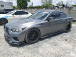 2018 Infiniti Q50 Luxe Gray vin: JN1EV7AR1JM611696