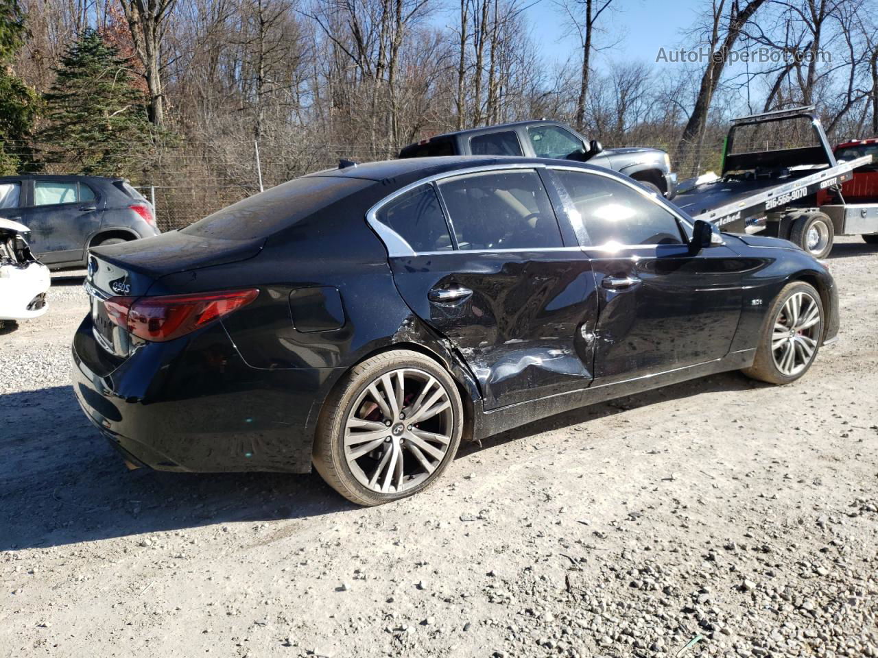 2018 Infiniti Q50 Luxe Black vin: JN1EV7AR1JM612038