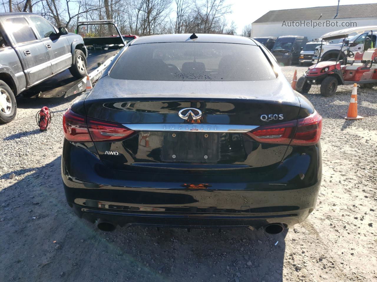 2018 Infiniti Q50 Luxe Black vin: JN1EV7AR1JM612038