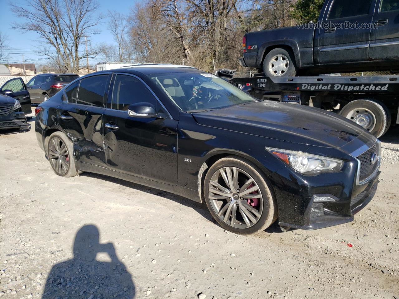 2018 Infiniti Q50 Luxe Black vin: JN1EV7AR1JM612038