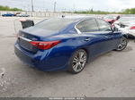 2019 Infiniti Q50 3.0t Sport Blue vin: JN1EV7AR1KM551372