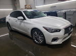 2019 Infiniti Q50 Luxe Белый vin: JN1EV7AR1KM551761