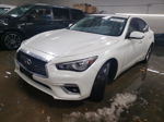 2019 Infiniti Q50 Luxe White vin: JN1EV7AR1KM551761