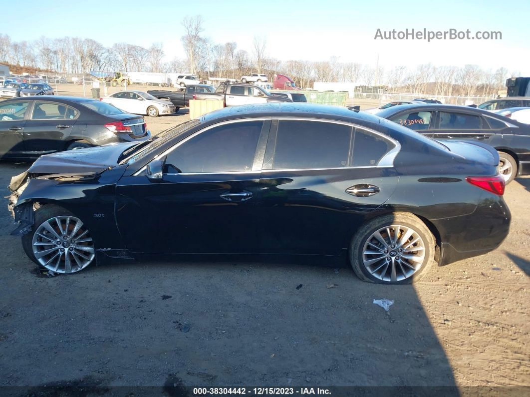 2019 Infiniti Q50 3.0t Luxe Black vin: JN1EV7AR1KM552120