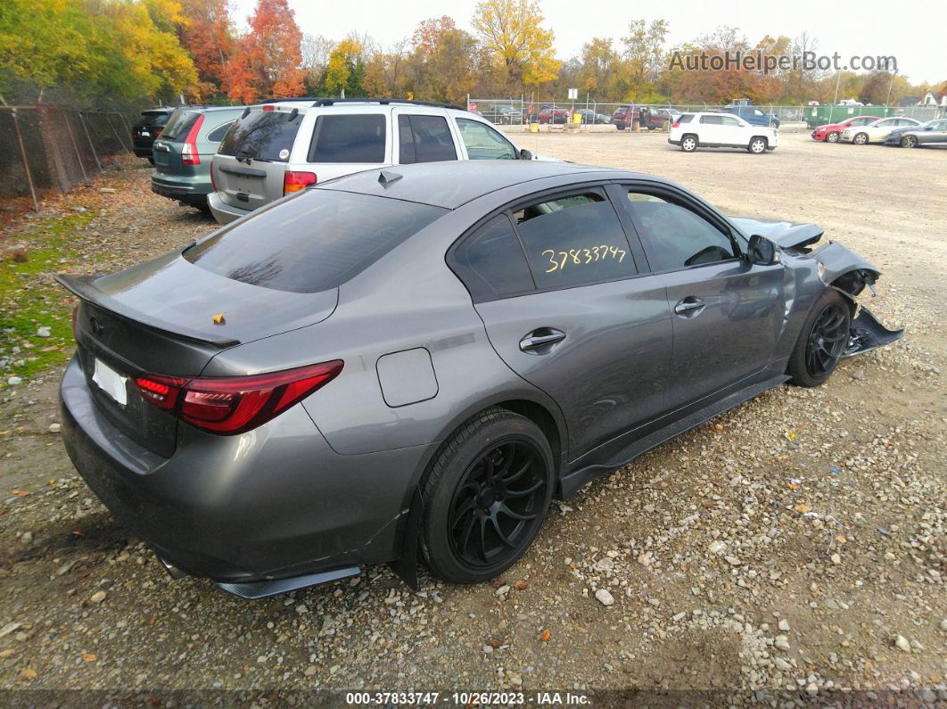 2019 Infiniti Q50 3.0t Luxe Серый vin: JN1EV7AR1KM552974