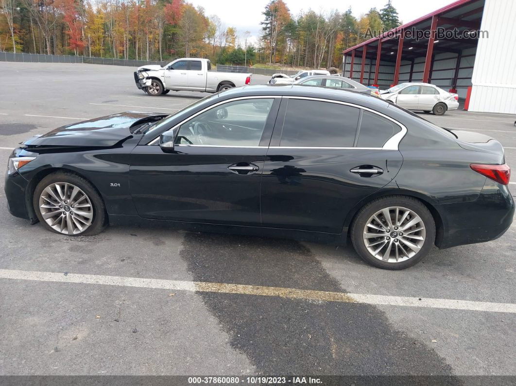 2019 Infiniti Q50 3.0t Luxe Черный vin: JN1EV7AR1KM553557