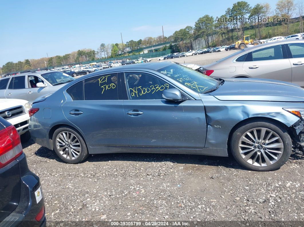 2019 Infiniti Q50 3.0t Luxe Gray vin: JN1EV7AR1KM556832