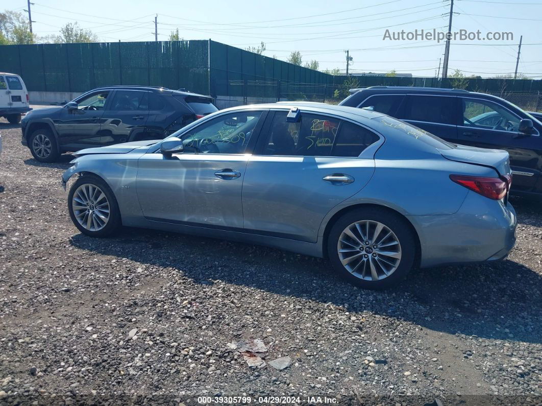 2019 Infiniti Q50 3.0t Luxe Gray vin: JN1EV7AR1KM556832