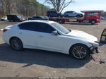 2019 Infiniti Q50 3.0t Luxe White vin: JN1EV7AR1KM559598