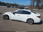 2019 Infiniti Q50 3.0t Luxe White vin: JN1EV7AR1KM559598