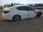 2019 Infiniti Q50 Luxe White vin: JN1EV7AR1KM559665