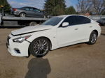 2019 Infiniti Q50 Luxe White vin: JN1EV7AR1KM559665