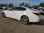 2019 Infiniti Q50 Luxe White vin: JN1EV7AR1KM559665