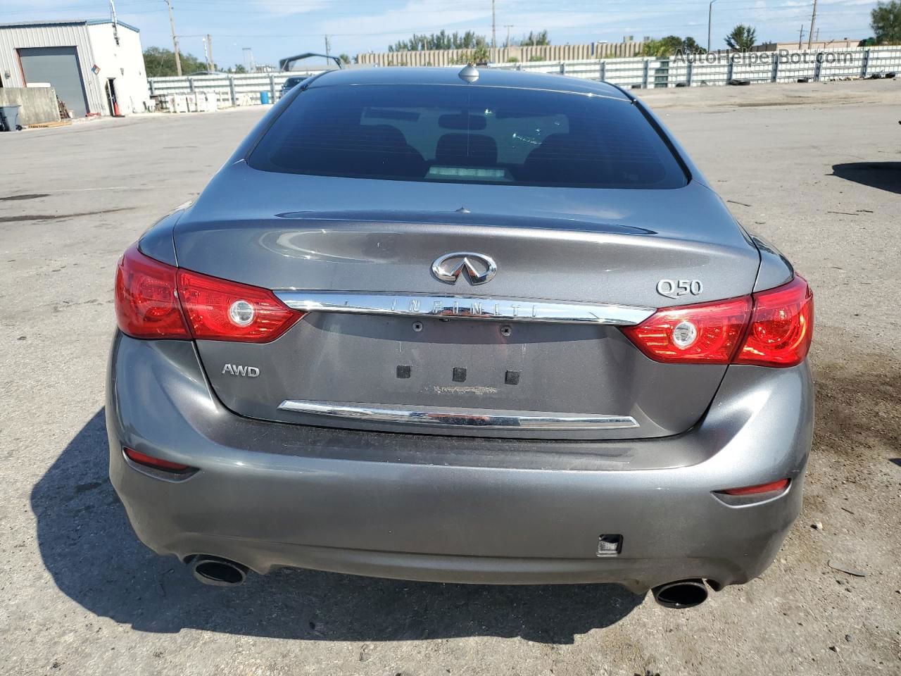 2016 Infiniti Q50 Premium Серый vin: JN1EV7AR2GM342388