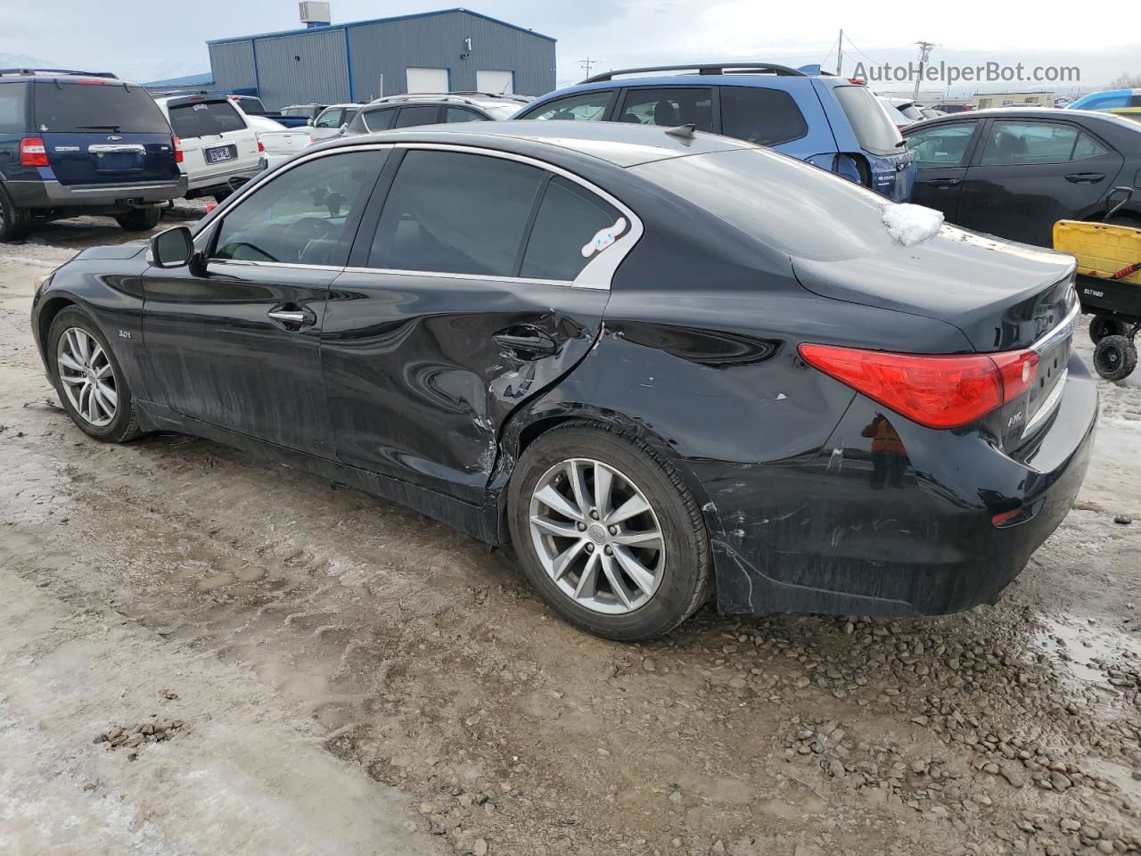 2016 Infiniti Q50 Premium Черный vin: JN1EV7AR2GM344495