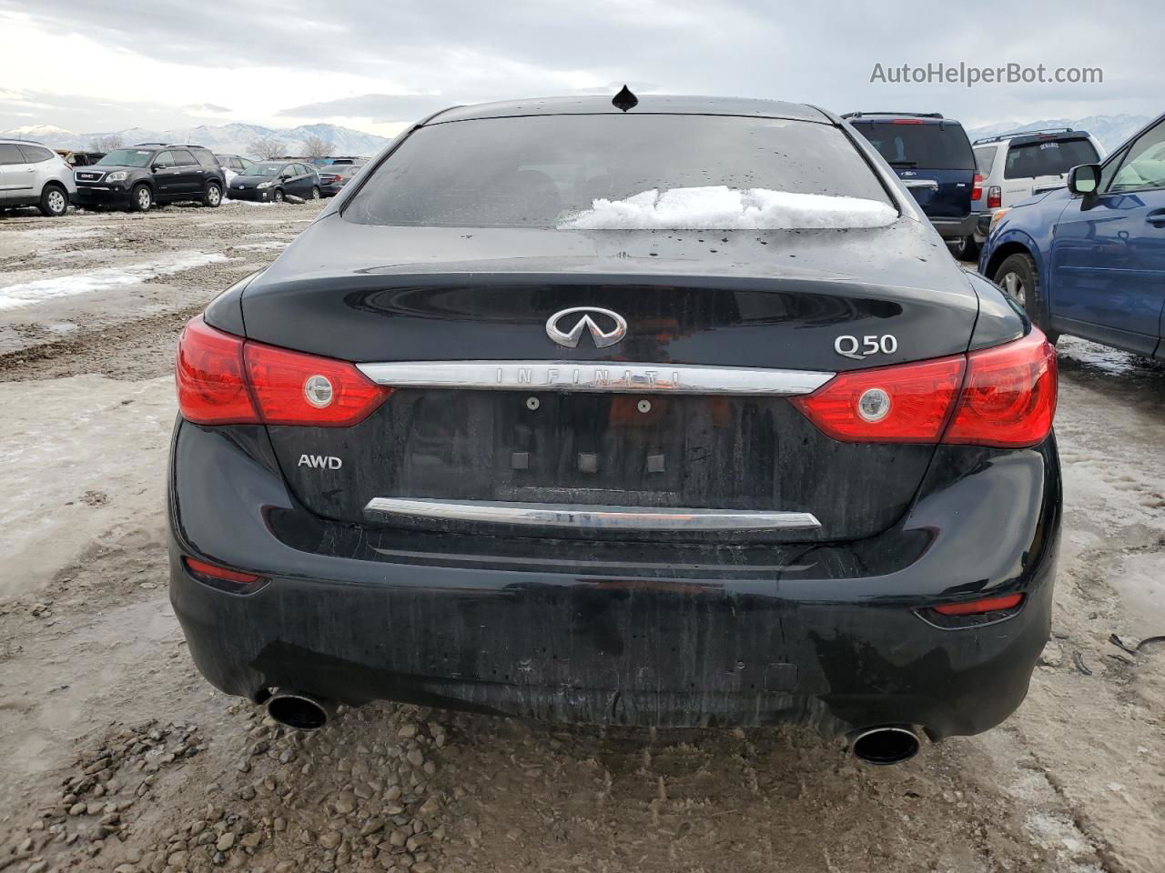 2016 Infiniti Q50 Premium Черный vin: JN1EV7AR2GM344495