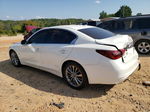 2018 Infiniti Q50 Luxe White vin: JN1EV7AR2JM430428