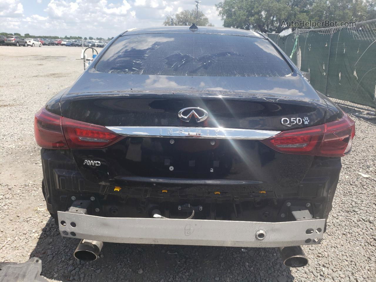 2018 Infiniti Q50 Luxe Черный vin: JN1EV7AR2JM431305