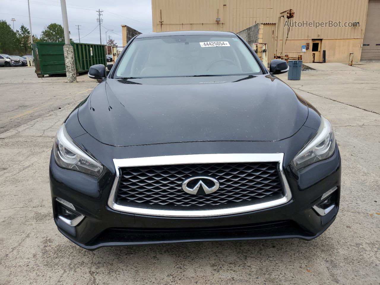 2018 Infiniti Q50 Luxe Black vin: JN1EV7AR2JM431627