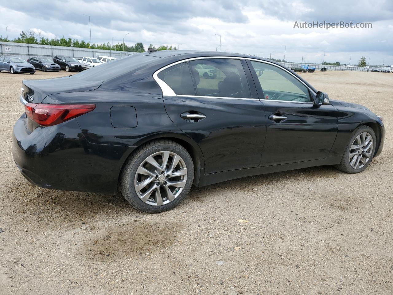 2018 Infiniti Q50 Luxe Black vin: JN1EV7AR2JM433782