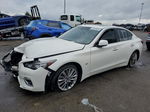 2018 Infiniti Q50 Luxe Белый vin: JN1EV7AR2JM439968