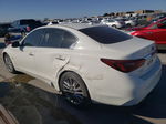 2018 Infiniti Q50 Luxe White vin: JN1EV7AR2JM442952