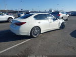 2019 Infiniti Q50 3.0t Luxe White vin: JN1EV7AR2KM555592