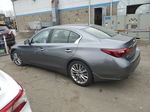 2019 Infiniti Q50 Luxe Gray vin: JN1EV7AR2KM557908