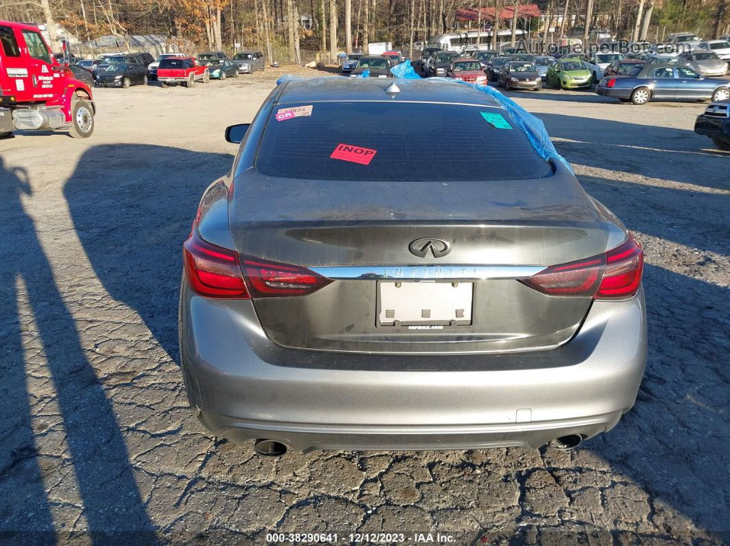 2019 Infiniti Q50 3.0t Luxe Gray vin: JN1EV7AR2KM559030