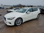 2019 Infiniti Q50 Luxe White vin: JN1EV7AR2KM559304