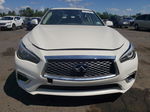 2019 Infiniti Q50 Luxe White vin: JN1EV7AR2KM559304