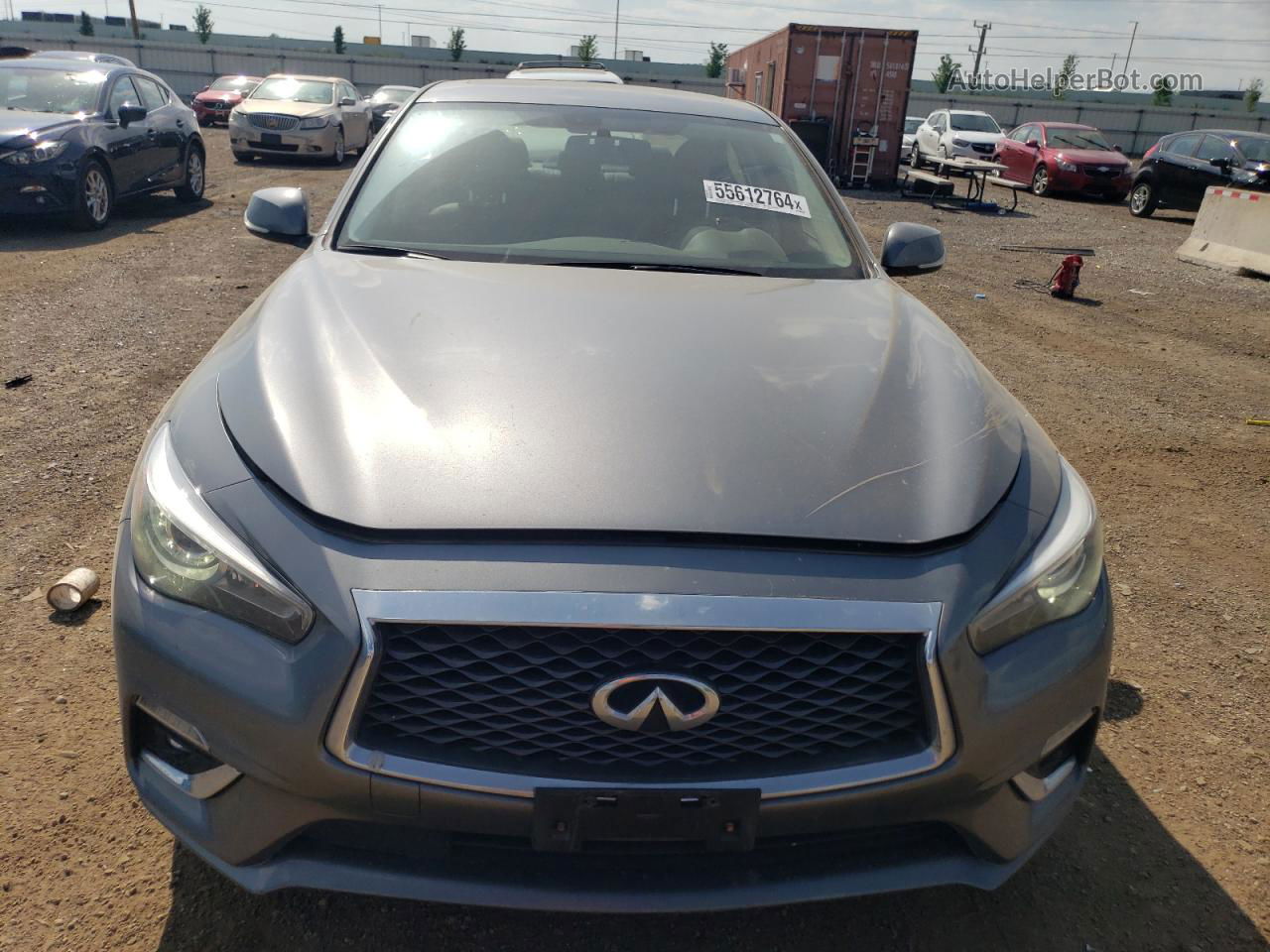 2019 Infiniti Q50 Luxe Silver vin: JN1EV7AR2KM590102