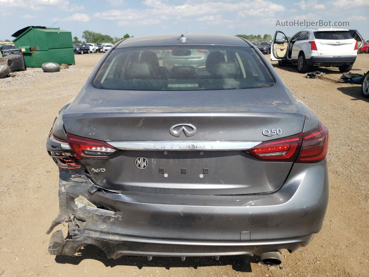 2019 Infiniti Q50 Luxe Silver vin: JN1EV7AR2KM590102