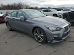 2019 Infiniti Q50 Luxe Gray vin: JN1EV7AR2KM591492