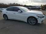 2019 Infiniti Q50 Luxe White vin: JN1EV7AR2KM594294