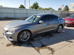 2019 Infiniti Q50 Luxe Gray vin: JN1EV7AR2KM594439